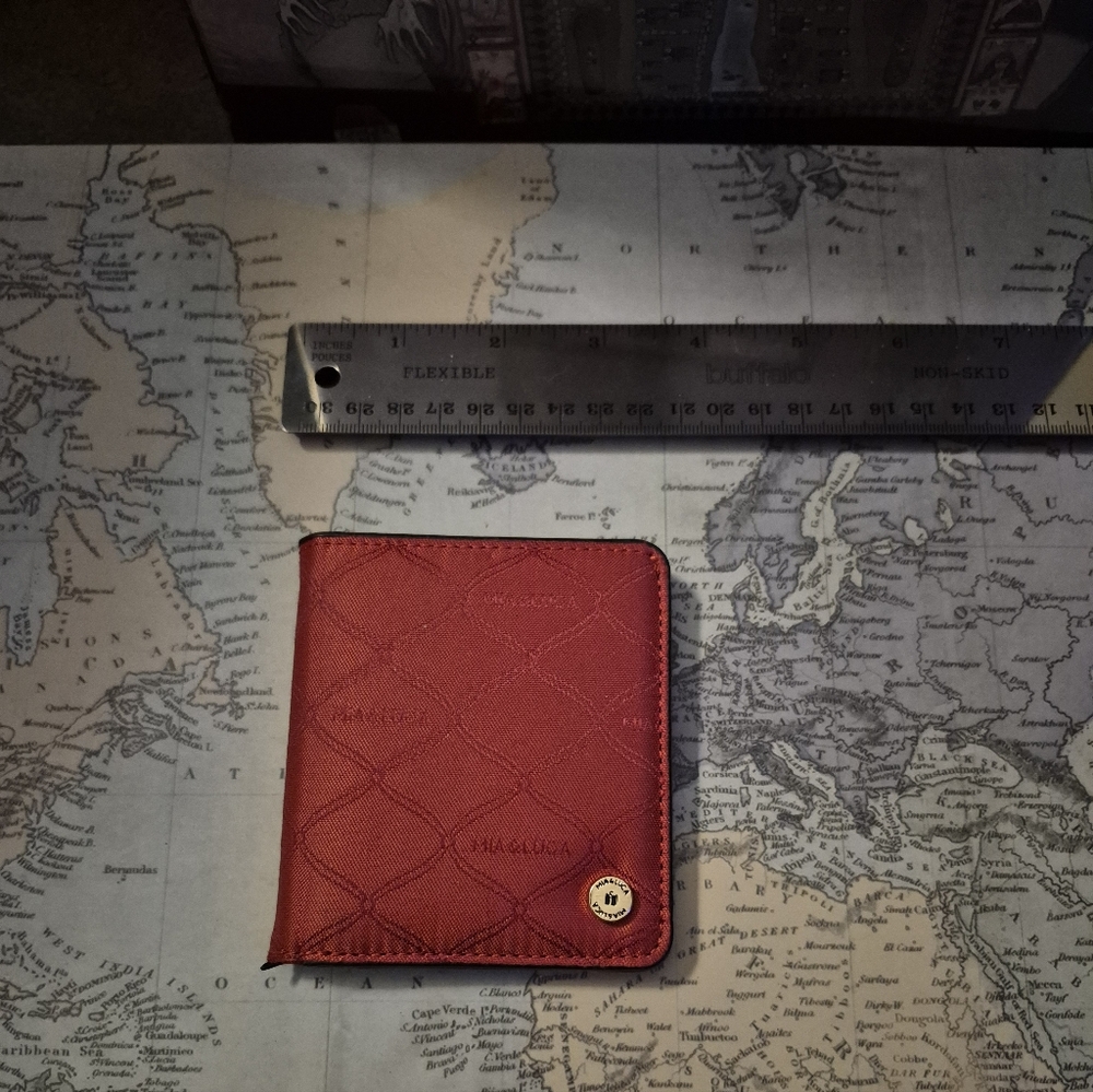 Chic Red Wallet by Mia Lucca